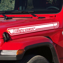 Jeep Stickers Decals Jeep Renegade Hood Decal rubicon sahara 1 PAIR
 2