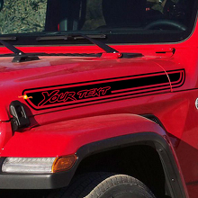 Jeep Stickers Decals Jeep Renegade Hood Decal rubicon sahara 1 PAIR
 3