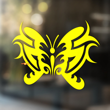 Spiked Butterfly Universal Vinyl Decal Sticker_4