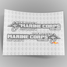Side Hood Marine Corps USMC Sticker Decal Vinyl Graphic for Jeep Wrangler 27”x5