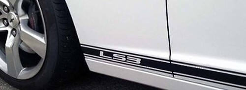 2010 - 2015 Chevrolet Camaro SS RS LS Rocker stripe stripes Stickers Decals graphics

