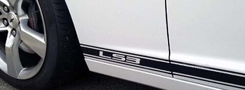 LS Outline Side Stripes Vinyl Decal Kit for Chevrolet Camaro 2010-2015