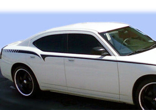 Bodyline Accent Side Stripes Vinyl Decals for Dodge Charger 2006-2010