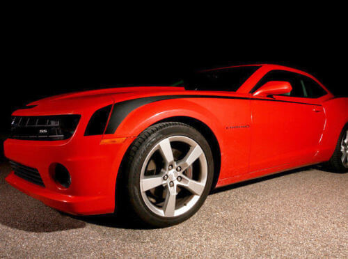 Hockey Stick Side Stripes Vinyl Decal Kit for Chevy Camaro 2010-2012