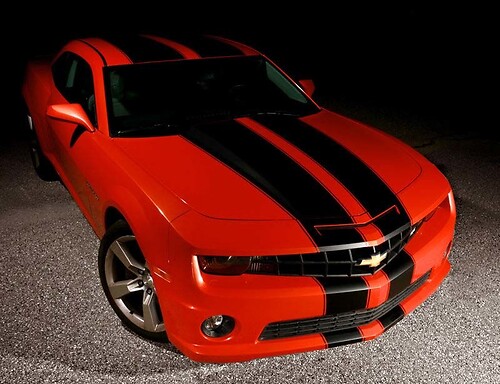 Tapered Twin Rally Full Body Stripe Kit Full Kit Vinyl Decal Sticker for Chevrolet Camaro 2010-2013