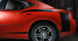2006-2010 Dodge Charger DAYTONA Quarter Rear Panel Side C-Stripes kit Decals