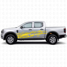 Mud Splash & Custom Text Side Vinyl Decals Kit for Musclecar Ranger_5