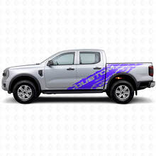 Mud Splash & Custom Text Side Vinyl Decals Kit for Musclecar Ranger Wildtrak _2