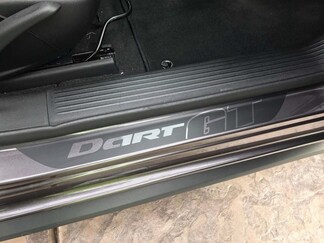 4X Dodge Dart GT Vinyl Door Sill Decals 2013 - 2018 Turbo Limited SXT Rallye
