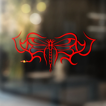 Moth in Tribal Style Universal Vinyl Decal Sticker_2