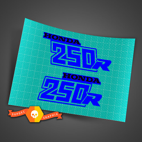 1981-1982 Honda ATC250R 250R Tank Decal Set