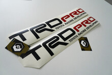 TRD PRO Toyota Tacoma Tundra Racing Decals Stickers Graphic Cut Vinyl R 2