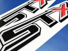 Pair 2017 Ford F-150 F150 STX off-road vinyl decal sticker pickup truck bedside 2