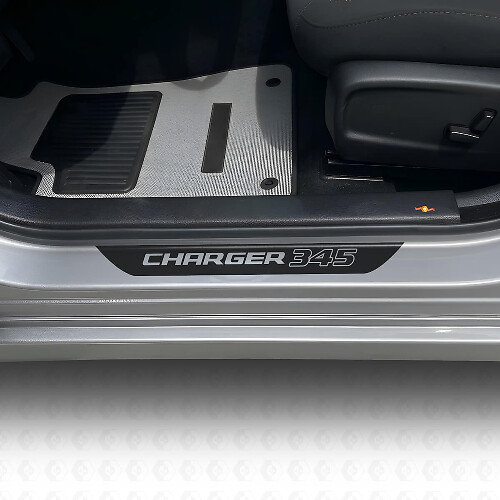 Charger 345 Door Sill Stickers Decals for Dodge Charger