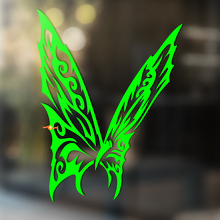 Flying Butterfly Tribal Style Universal Vinyl Decal Sticker_3