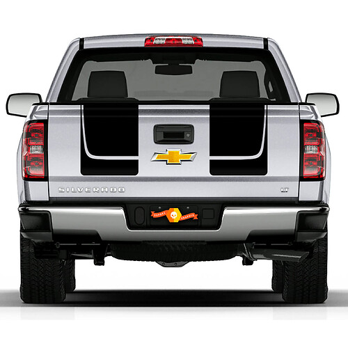 Chevy Silverado Rear Tail Stripe Vinyl Decals Graphics stickers RALLY 1500
