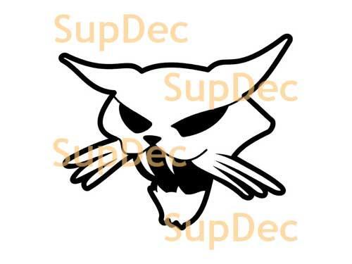 Cat Vinyl Art Wall  Window Bathroom Sticker Decal removable #3
