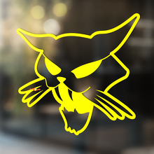 Angry Cat Universal Vinyl Decal Sticker_4