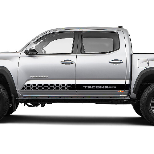 Autoclaved Door Side Stripes Vinyl Decals Graphics Sticker Kit For Toyota Tacoma 1