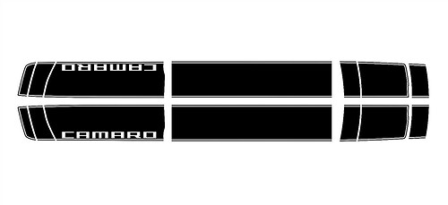 2016- 2017 Camaro Pin Stripe Rally Vinyl Graphic Stickers Decals Racing Stripes SS RS
