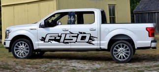 2x Ford F150 Raptor side large Vinyl Decals graphics rally sticker kit