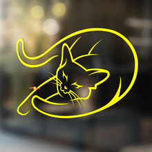 Lying Cat Universal Vinyl Decal Sticker_4