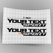 Sport Wrangler Jeep Decals Vinyl Stickers Rubicon Fits All 2018 Models JL x2 3