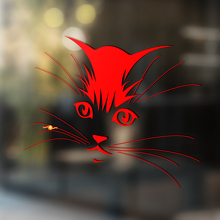 Cute Cat Face Universal Vinyl Decal Sticker_2