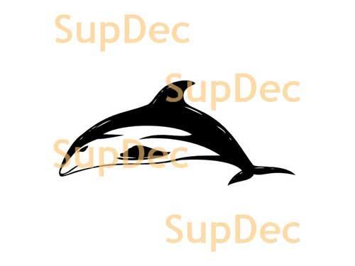 Dolphin Vinyl Art Wall Window Bathroom Sticker Decal #1
