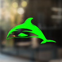 Dolphin Universal Vinyl Decal Sticker_2