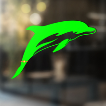 Dolphin Silhouette Universal Vinyl Decal Sticker_3