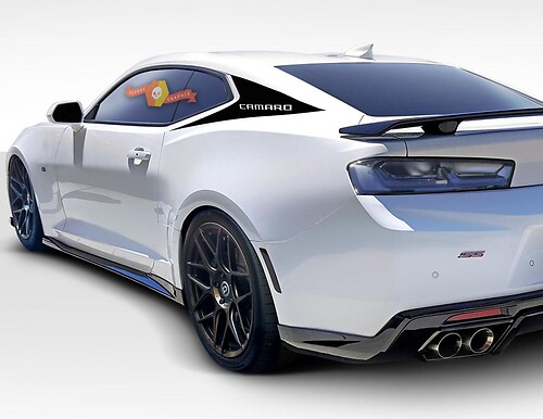Branded Side Pillar Vinyl Decal Sticker for Chevrolet Camaro 2016-2018
