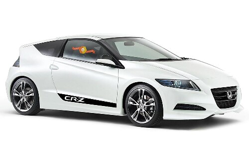 CR-Z Logo Door Stripes Vinyl Decal Kit for Honda CR-Z