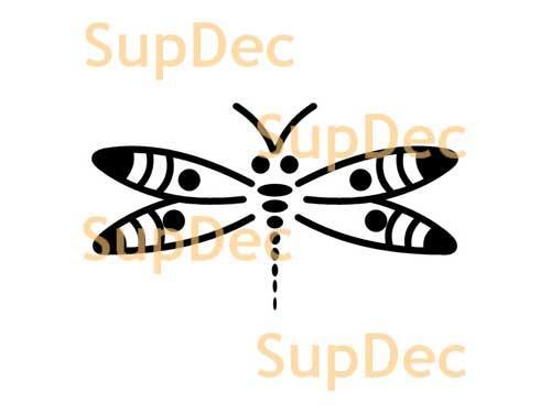 Dragonfly Vinyl Art Wall  Window Bathroom Sticker Decal #2
