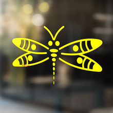 Dragonfly Silhouette Universal Vinyl Decal Sticker_4