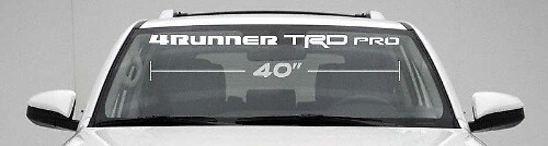 4Runner TRD Pro Windshield Vinyl Decal for Toyota 4Runner