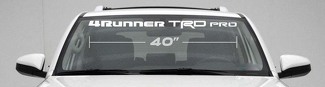 TOYOTA 4RUNNER TRD PRO WINDSHIELD DECAL 4x4 Suv Truck