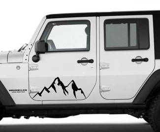 Mountains car accessories graphic decal vehicle body sticker for Jeep Subaru Toyota door  camper rv truck trailer suv custom nature scene