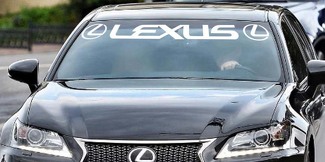 Lexus Windshield Sticker Banner Decal Vinyl Luxury Toyota Window Graphic custom