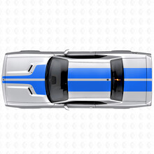 BlackTop Rally Style Full Kit Vinyl Decal Sticker for Dodge Challenger 2008-2014_2