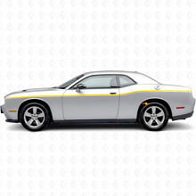 Thin Custom Stripes Side Vinyl Decal Sticker for Dodge Challenger_5