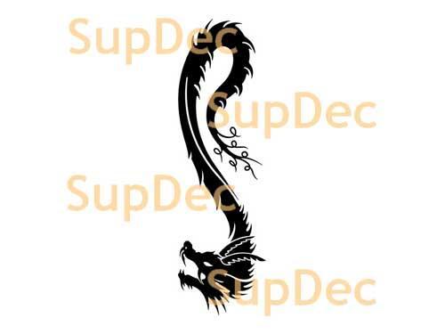 Dragon Vinyl Art Wall  Window Bathroom Sticker Decal #10
