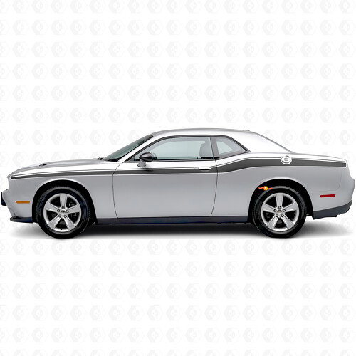 Accent Stripes Side Vinyl Decal Sticker for Dodge Challenger