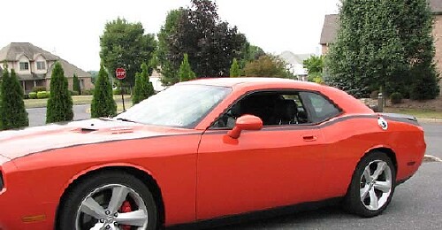 2008 & Up Dodge Challenger Pinstripe  Bodyline Side Stripe Kit