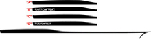 2008 & Up Dodge Challenger Devil Tail Lower Bodyline Side Stripe Kit 3