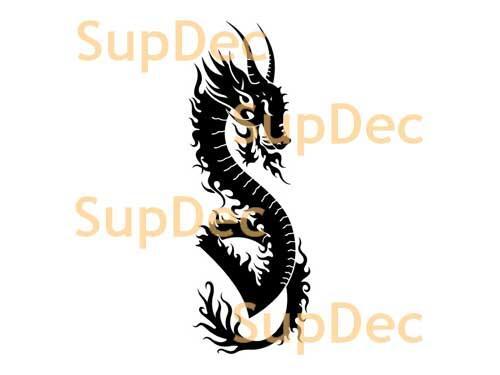 Dragon Vinyl Art Wall  Window Bathroom Sticker Decal #11
