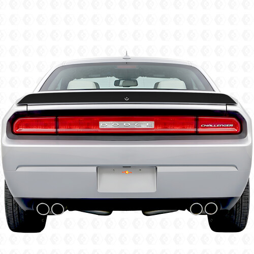 Blackout Stripe Spoiler Trunk Vinyl Decal Sticker for Dodge Challenger 2008-2014