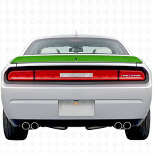 Blackout Stripe Spoiler Trunk Vinyl Decal Sticker for Dodge Challenger 2008-2014_3
