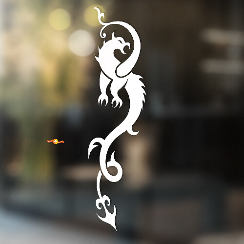 Dragon Medieval style Universal Vinyl Decal Sticker