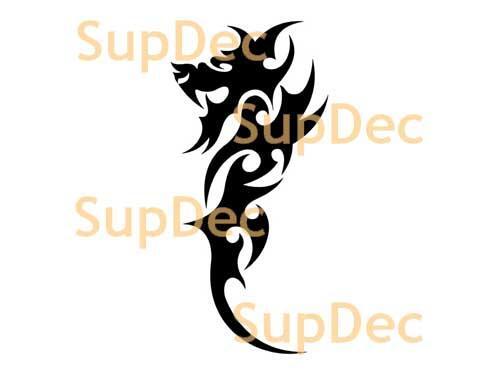 Dragon Vinyl Art Wall  Window Bathroom Sticker Decal #17
